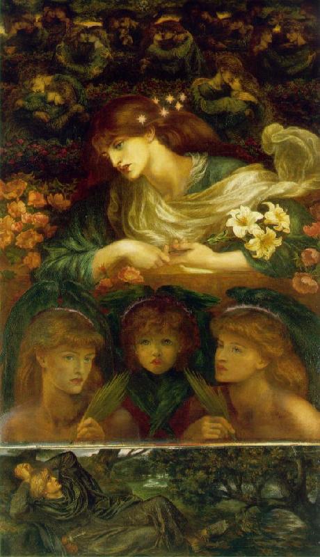 Dante Gabriel Rossetti The Blessed Damozel oil painting image